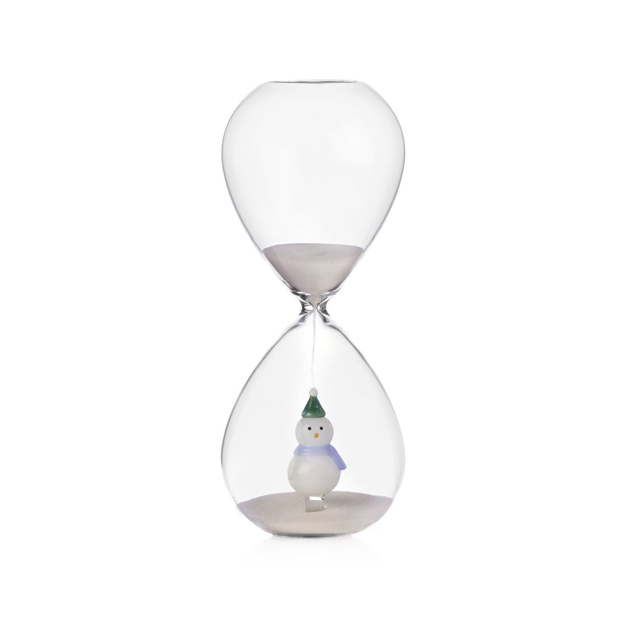 ICHENDORF Christmas Tales Clessidra Pupazzo di Neve 20cm Vetro Borosilicato