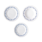 ROSENTHAL Maria Rosenkante Blau Table Service Plates 18 Pieces Porcelain