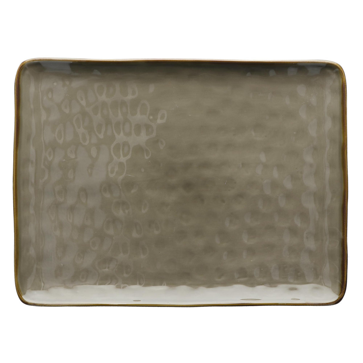 ROSE &amp; TULIPS Concerto Tray Gray Dove 36 x 26.5 cm Stoneware R134203626
