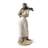LLADRO' Figure Statue Woman Panoramas of the Mediterranean 37cm Porcelain