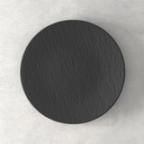 VILLEROY &amp; BOCH Manufacture Rock Black Set 6 Pieces Coupe Serving Plate 25cm