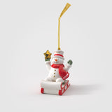 VILLEROY & BOCH Christmas Classics Edizione 2025 Addobbo Pupazzo di Neve 9cm Porcellana