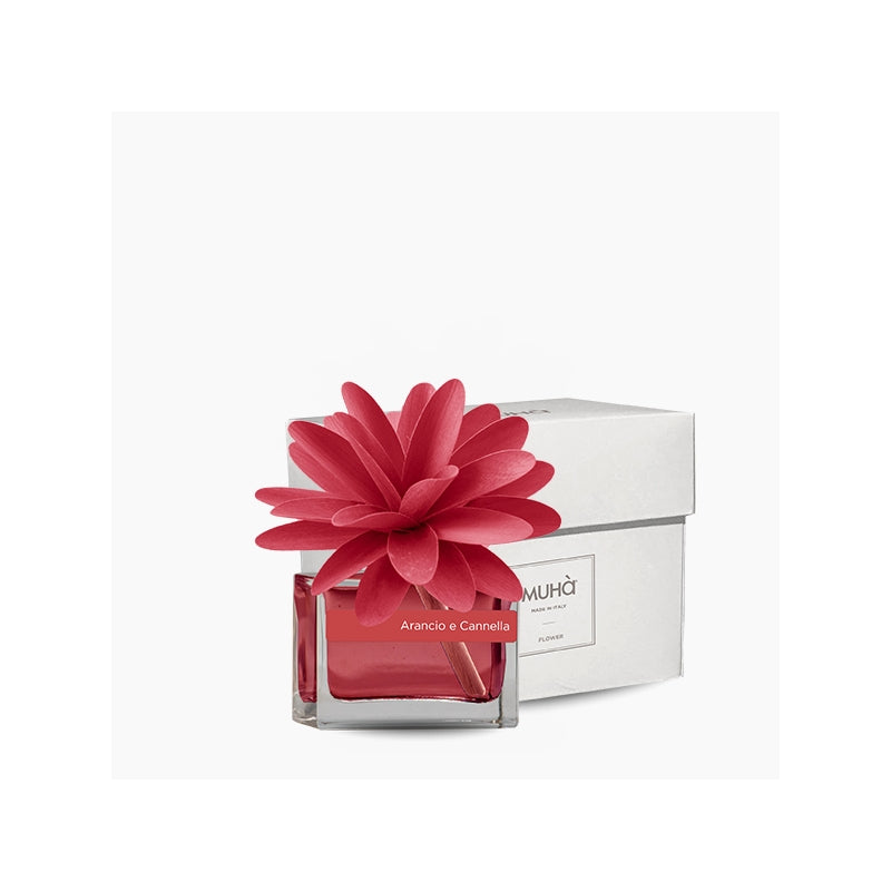 MUHA' Flower 30ml Air Freshener Diffuser Red Orange and Cinnamon