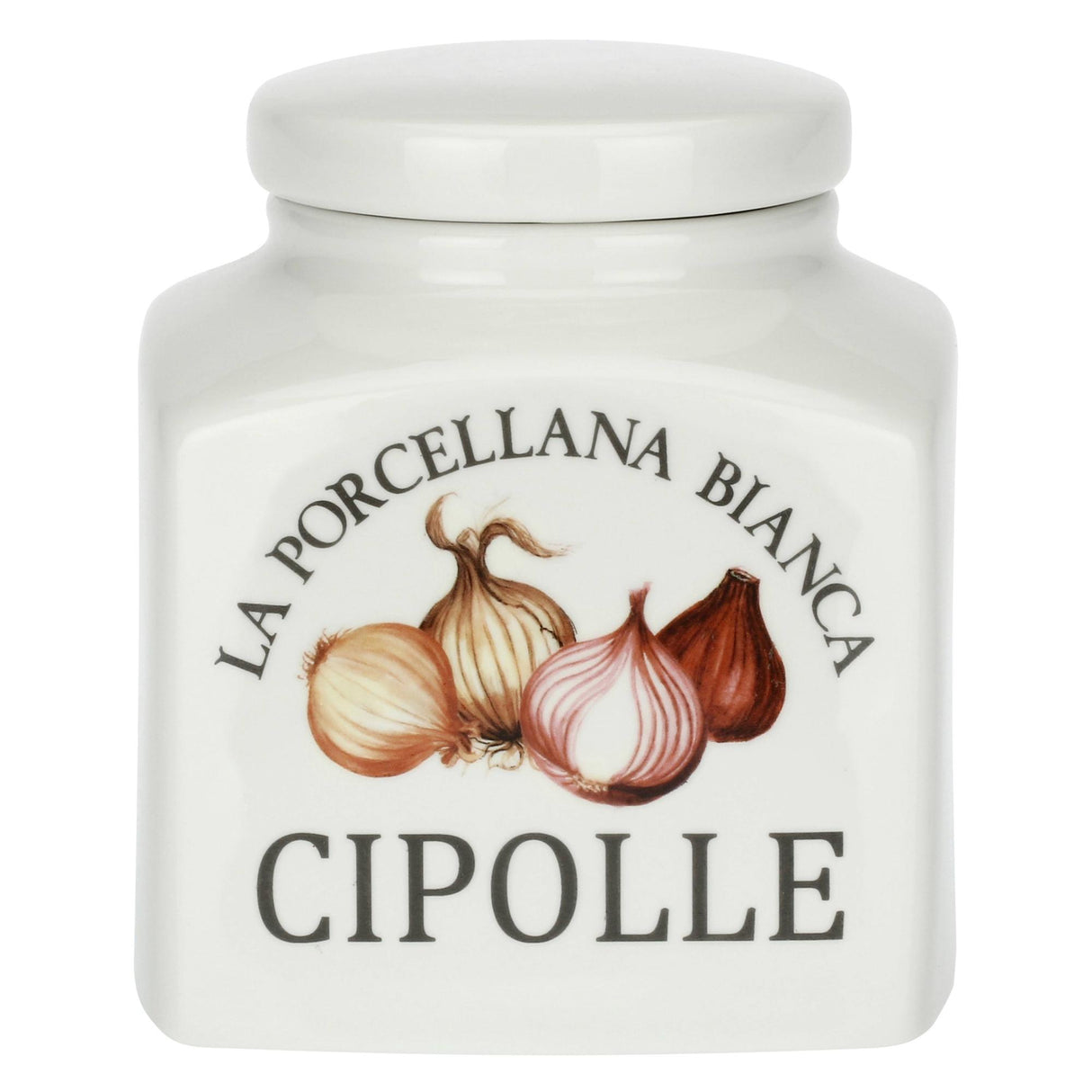 LA PORCELLANA BIANCA Conserva Barattolo Cipolle 3,5L Bianco Porcellana