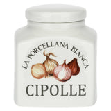 LA PORCELLANA BIANCA Conserva Barattolo Cipolle 3,5L Bianco Porcellana