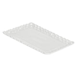 LA PORCELLANA BIANCA Valentino Vassoio Traforato 35x26cm Bianco Porcellana