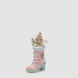 EDG Enzo De Gasperi Decorazione Natalizia Scarpa Candy 22,5x13cm Poliresina