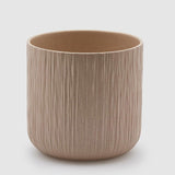 EDG Enzo De Gasperi Vaso Gen 24x24cm Sabbia Ceramica