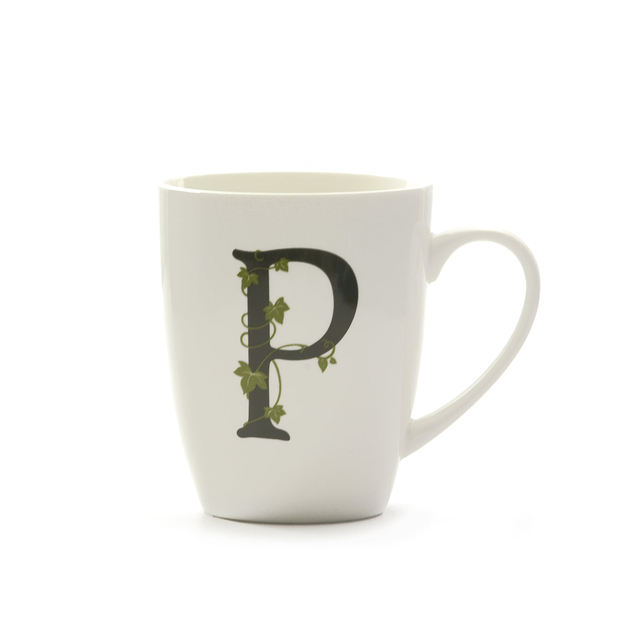 LA PORCELAINA BIANCA - Atupertu Mug Letter "P" 380ml