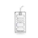 ICHENDORF Rings Oliera Trasparente Grande 220ml 19cm Vetro Borosilicato