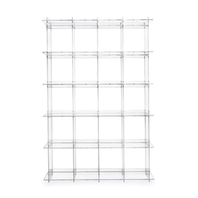 Libreria Atmosfera 4 Iplex in PMMA trasparente 202x131 cm