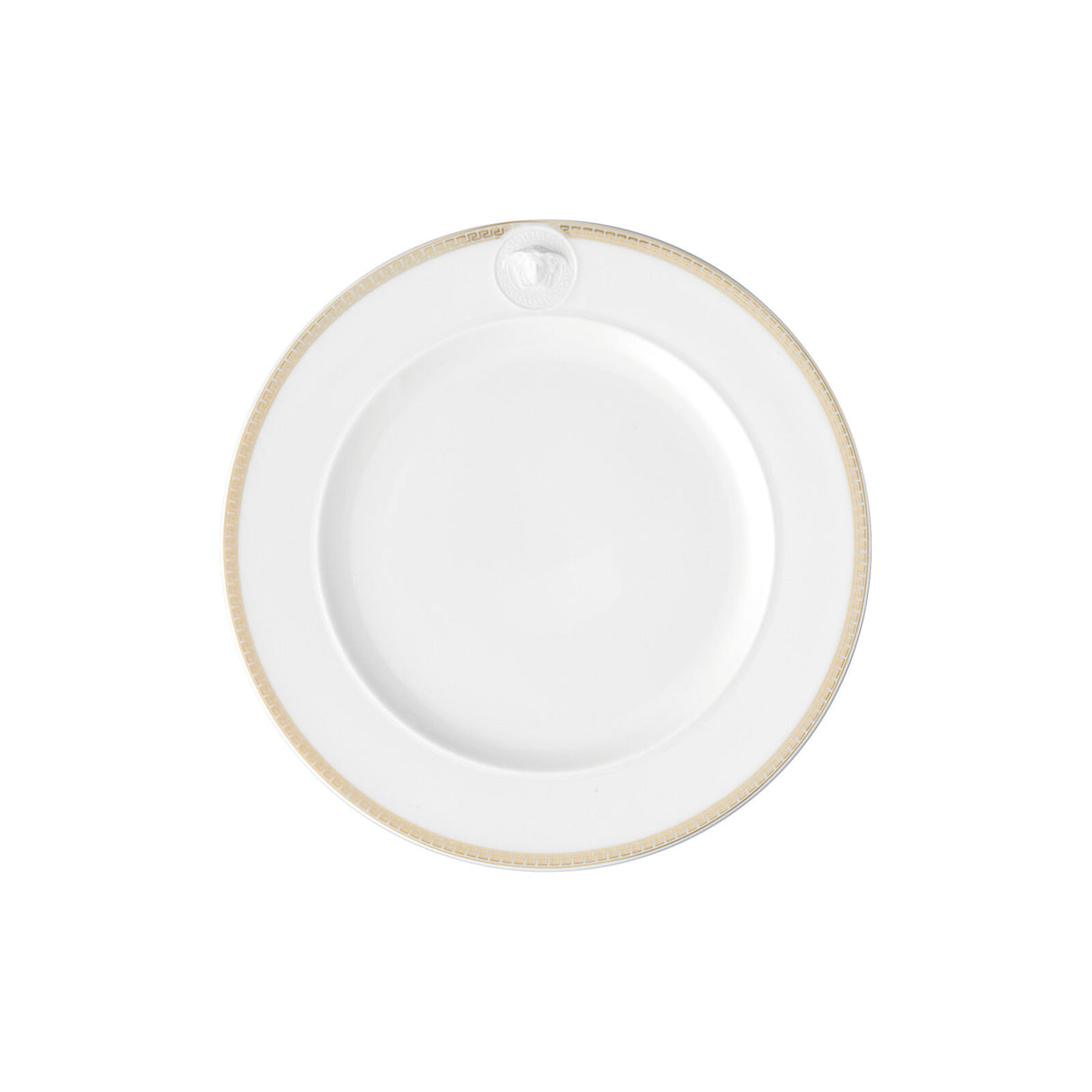 VERSACE Medaillon Meandre d'Or Piatto Colazione Piano 22cm Porcellana