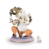 LLADRO' Figurina Ganesha con Bansuri Edizione Limitata 23x19cm Porcellana