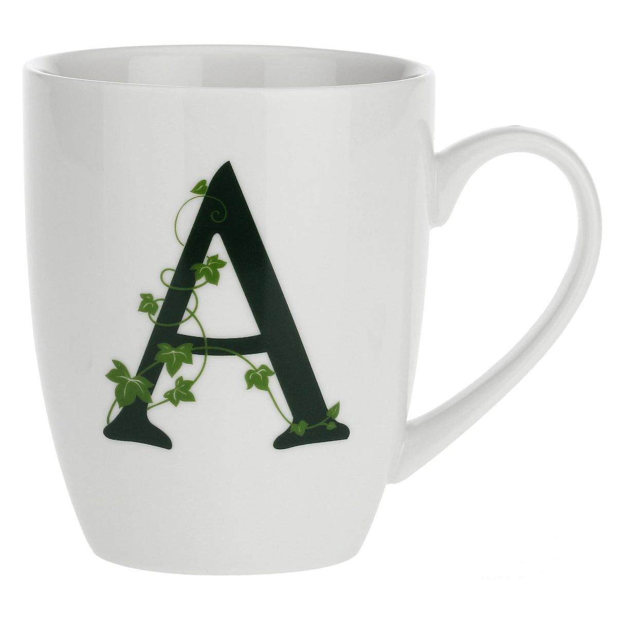 LA PORCELAINA BIANCA - Atupertu Mug Coffee Tea Letter "A"