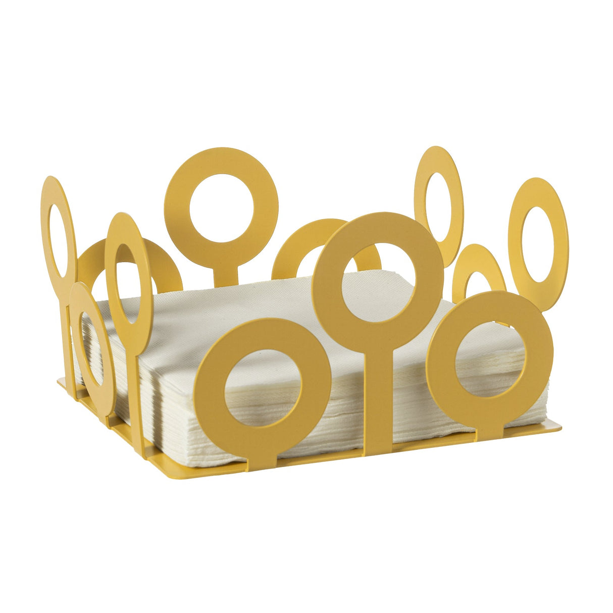 ARTI & MESTIERI Portatovaglioli Bollicine Ocra 10x17,5cm