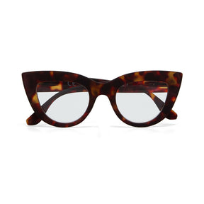 Occhiali da lettura Claudia Okkia cat eye fantasia avana +2.00 diottrie