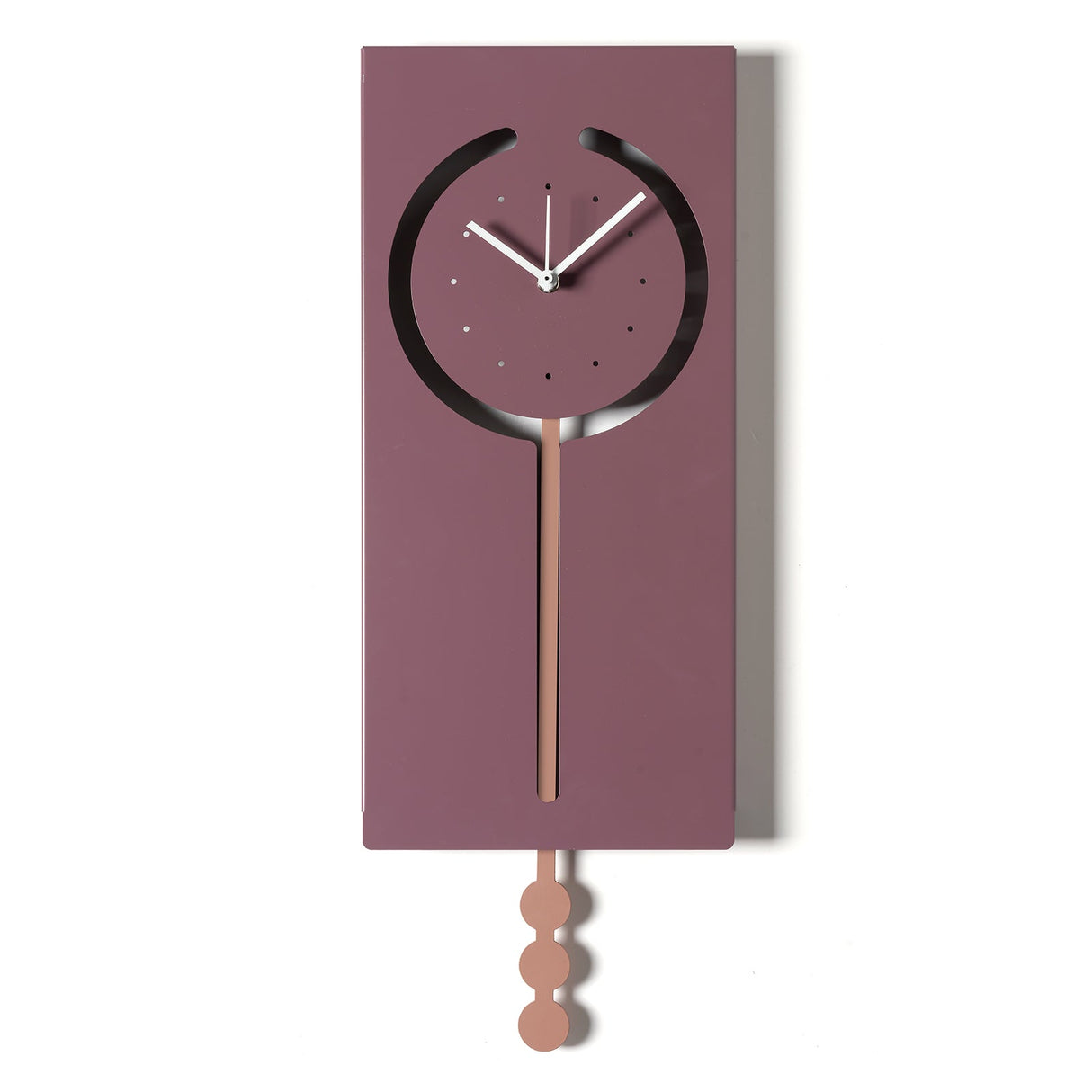 ARTI & MESTIERI Orologio a Pendolo Omega Viola Ametista Mocha Mousse 53x20cm