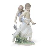LLADRO' - Happy Days Figure Statue 22cm 01008353