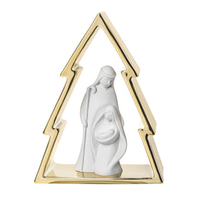 Presepe Natività Bongelli Preziosi in marmorino bianco 16 cm