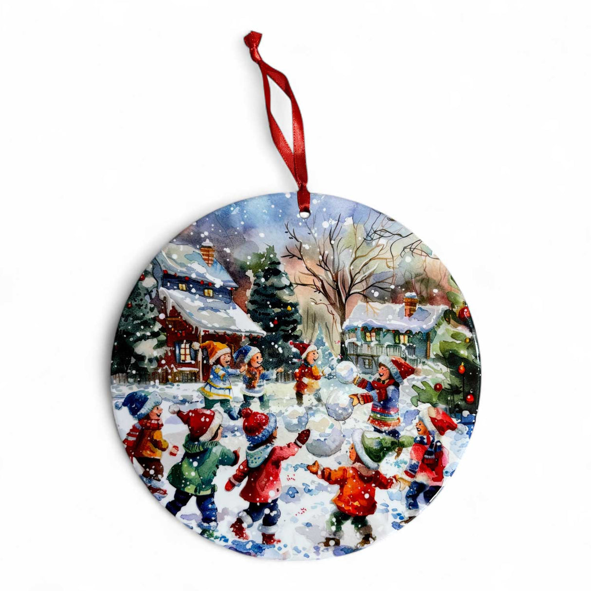 PALAIS ROYAL Sottopentola Natalizio in Ceramica e Sughero 21 cm Decorazione di Natale