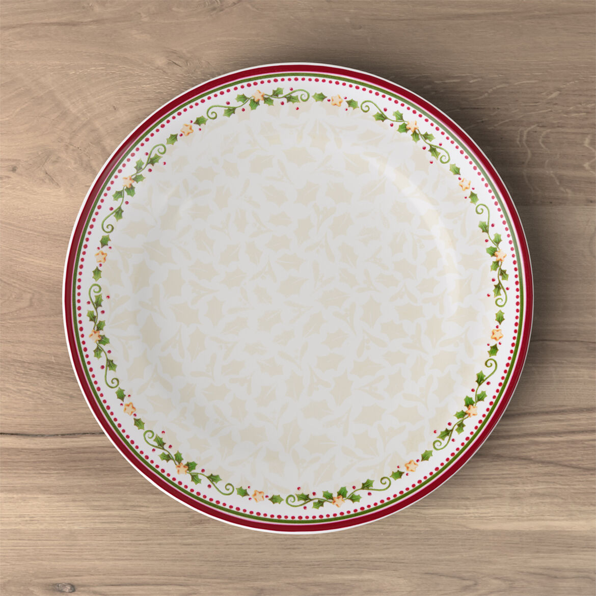 VILLEROY & BOCH Winter Bakery Delight Piatto Piano Stella Cadente 27cm Tavola Natalizia