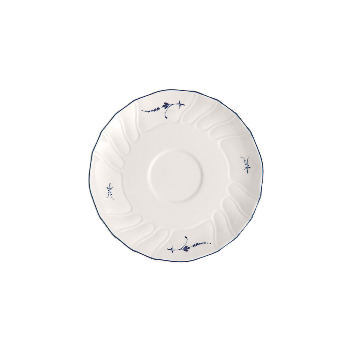 VILLEROY & BOCH Vieux Luxembourg Piattino Tazza Tazzina Caffè 14cm Porcellana