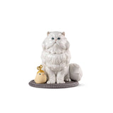 LLADRO' Scultura Gatto Persiano 26x25cm Porcellana