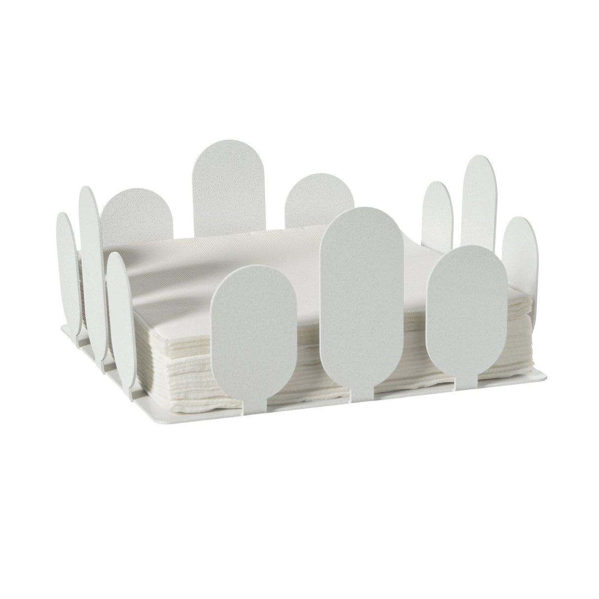 ARTI & MESTIERI Portatovaglioli Park Bianco Marmo 8x17cm