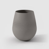 VILLEROY & BOCH Manufacture Collier Vaso Carre Tortora Piccolo 15x12cm Porcellana