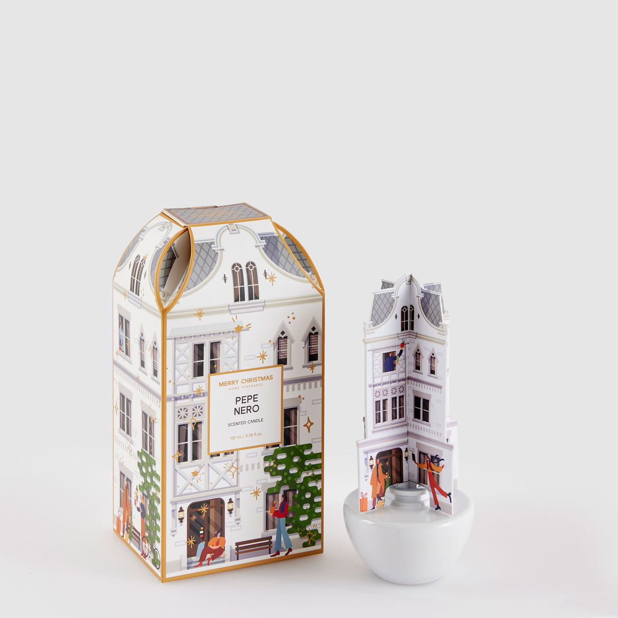 EDG Enzo De Gasperi Profumatore per Ambienti Natalizio Rue De Rivoli 100ml Black Pepper