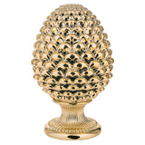BONGELLI PREZIOSI - Hand Decorated Gold Lucky Pine Cone 35cm Marmorino