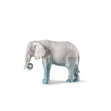 LLADRO' Scultura Elefante Underwater 27x36cm Porcellana