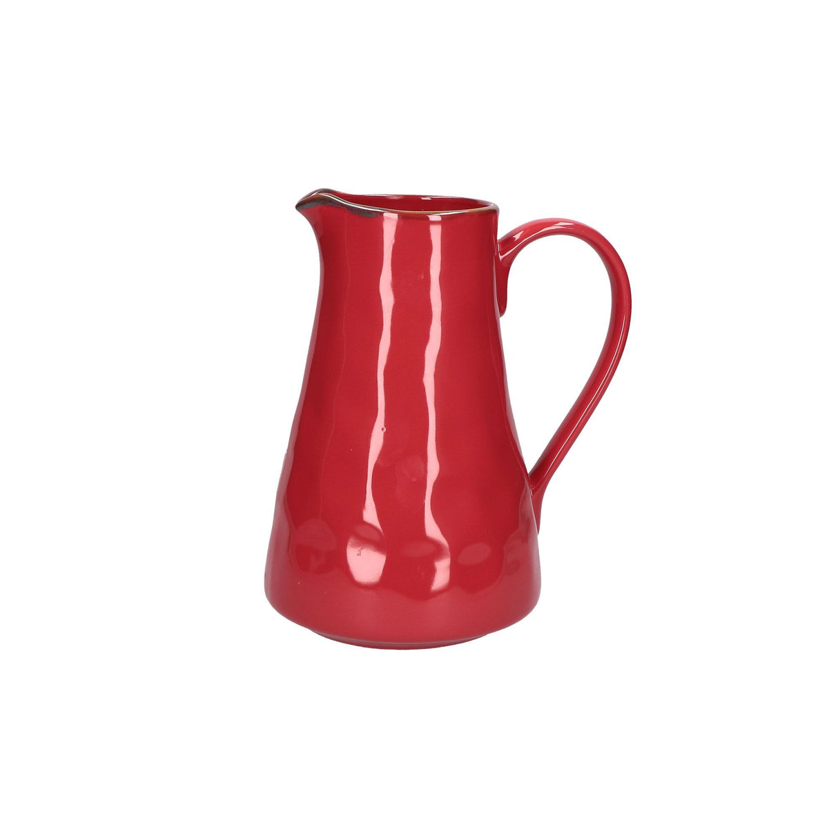 ROSE &amp; TULIPS Pitcher with Concerto Coral Stoneware Handle 1.7 L