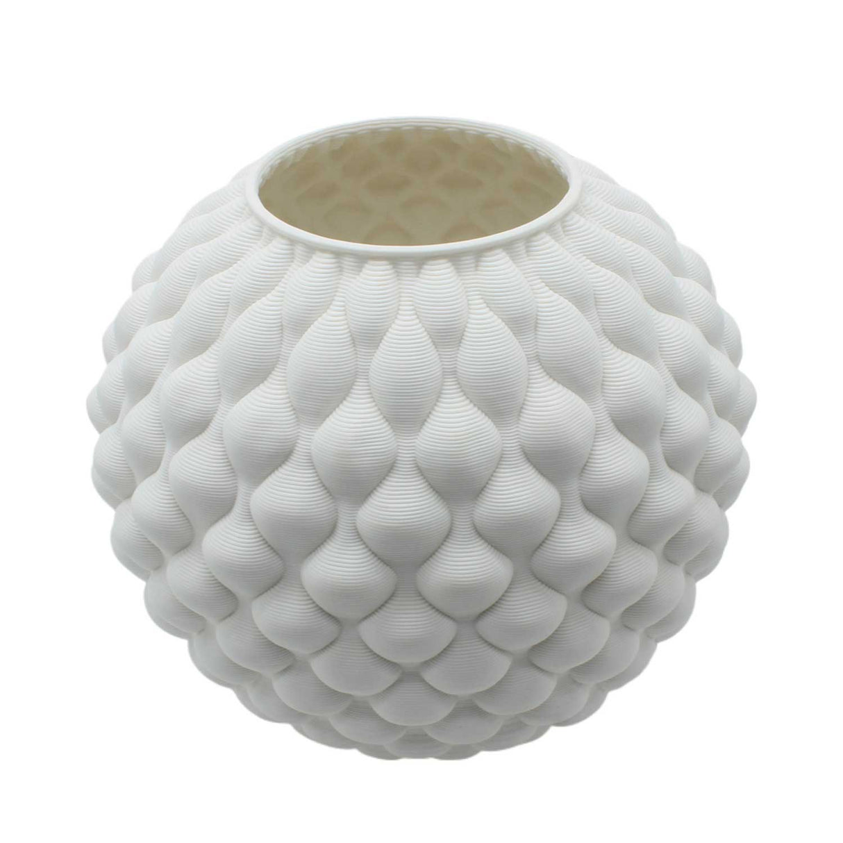 PALAIS ROYAL Vaso 3D Bianco Forme 28cm Porcellana