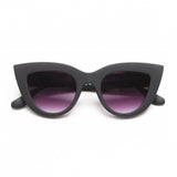 OKKIA Claudia Occhiali da Sole Donna Big Cat Eye Nero