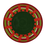 ROSE & TULIPANI - Cozy Cottage Vassoio Rotondo di Natale 31cm Porcellana