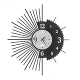 ARTI & MESTIERI Orologio da Parete di Design Miro Nero E Bianco Marmo