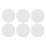 LA PORCELLANA BIANCA Bosco Set 6 Pieces Fruit Plate 21.5cm White