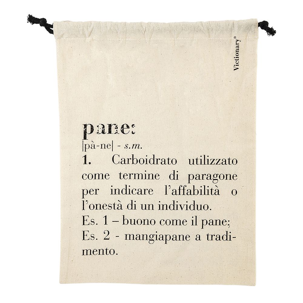 VILLA D'ESTE HOME TIVOLI Victionary Sacchetto Pane Bread 40x30cm in Cotone