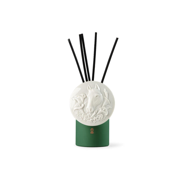Diffusore Cavallo Lladrò in porcellana bianca e cristallo 100 ml
