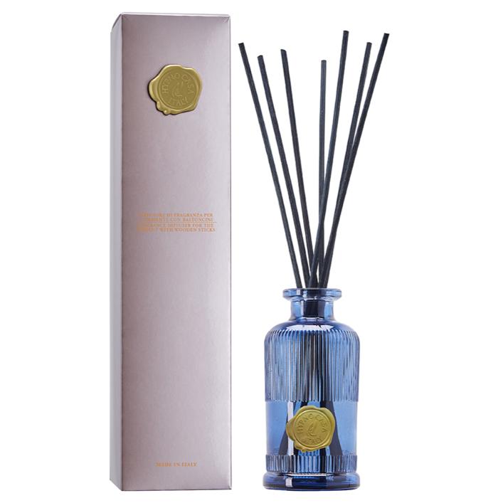 HYPNO CASA Fragrance-Free Style Reed Diffuser Bottle 200ml Blue